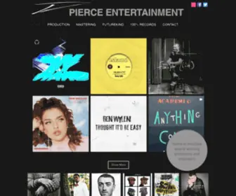Pierce-Entertainment.com(Pierce Entertainment) Screenshot