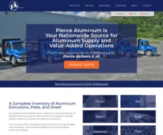 Piercealuminum.com(Pierce Aluminum) Screenshot