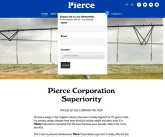 Piercecorporation.com(Pierce Corporation) Screenshot