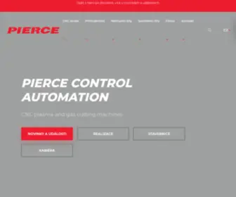 Pierce.cz(Pierce Control Automation) Screenshot