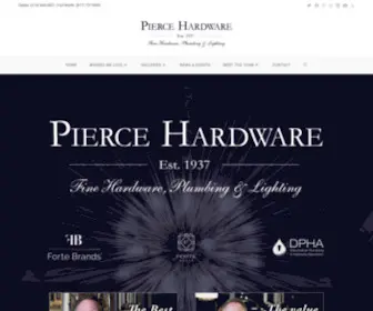 Piercehardware.com(Established 1937) Screenshot