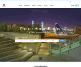 Piercehomefinder.com(Pierce Home Finder) Screenshot