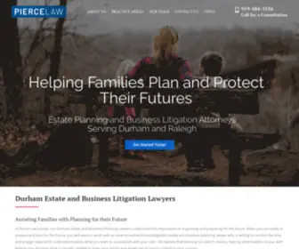 Piercelaw.com(Knowledge and Experience at Law) Screenshot