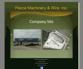 Piercemachinery.us(Pierce Machinery & Wire) Screenshot