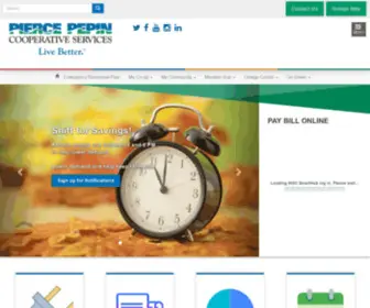 Piercepepin.com(Pierce Pepin Cooperative Services) Screenshot