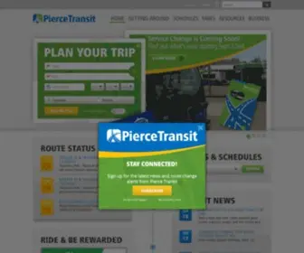 Piercetransit.org(Pierce Transit) Screenshot