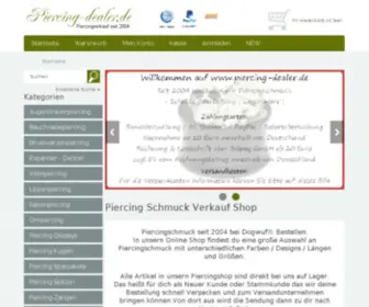 Piercing-Dealer.de(Piercing Shop) Screenshot