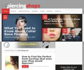 Piercing-Shops.net(Piercing Shops) Screenshot