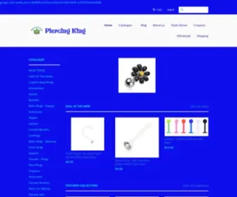 Piercingking.com(Piercing King) Screenshot