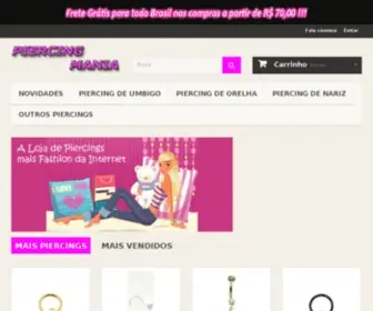 Piercingmania.com.br(Piercing Mania) Screenshot