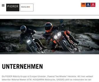 Pierermobility.com(PIERER Mobility AG) Screenshot