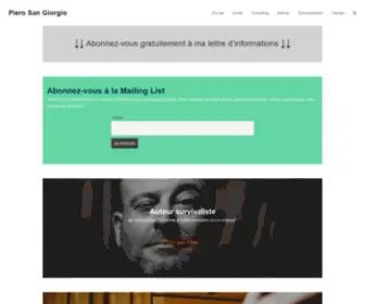 Piero.com(Piero San Giorgio) Screenshot