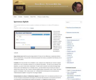 Pierobosio.info(Piero Bosio) Screenshot