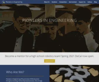 Pierobotics.org(Pioneers in Engineering) Screenshot