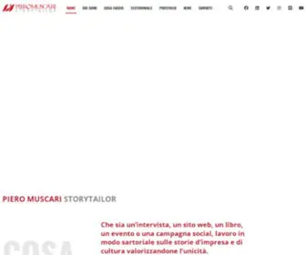 Pieromuscari.it(Piero Muscari Storytailor) Screenshot