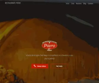 Pierorestaurante.com(Cocina Italiana y Mediterránea) Screenshot