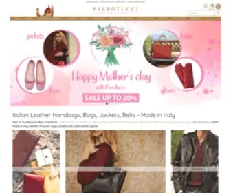 Pierotucci.com(Italian Leather Handbags) Screenshot