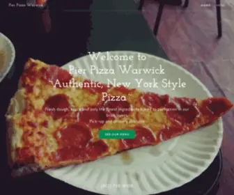 Pierpizzawarwick.com(Pier Pizza Warwick) Screenshot