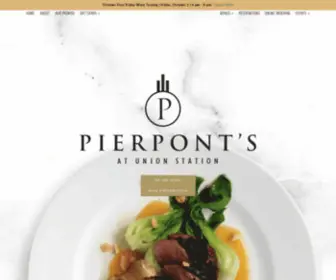 Pierponts.com(Pierpont's at Union Station) Screenshot