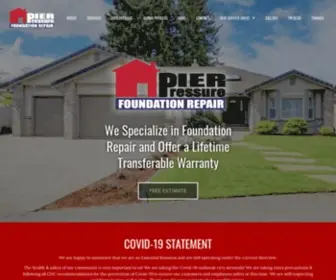 Pierpressurefoundationrepair.com(Pier Pressure Foundation Repair) Screenshot