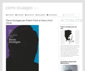 Pierre-Soulages.com(Pierre Soulages) Screenshot