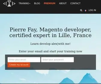 Pierrefay.com(E-commerce Expert, Magento Certified developer in Lille (France)) Screenshot
