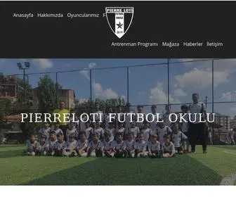 Pierrelotifutbolokulu.com(Pierreloti Futbol Okulu) Screenshot