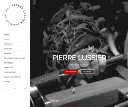 Pierrelussier.com(Pierre Lussier) Screenshot