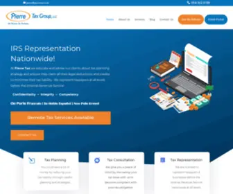 Pierretax.com(Pierre Tax) Screenshot