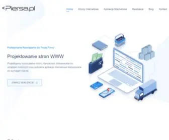 Piersa.pl(Strony internetowe i aplikacje na zlecenie Tel) Screenshot