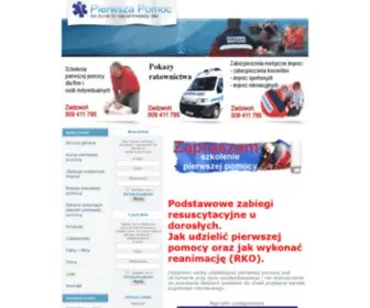 Pierwszapomoc.net.pl(Pierwsza Pomoc w trakcie COVID19) Screenshot