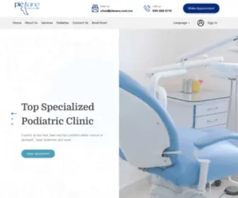 Piesano.com.mx(Pie Sano) Screenshot