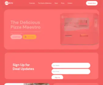 Piestro.com(The Future of Artisanal Pizza) Screenshot