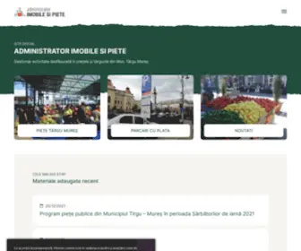 Piete-Tgmures.ro(Administrator Imobile si Piete Tirgu Mures) Screenshot