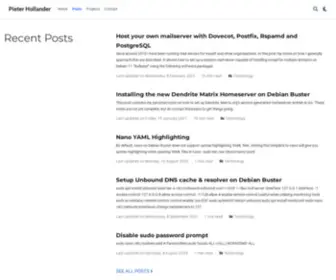 Pieterhollander.nl(Pieterhollander) Screenshot