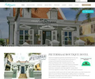 Pietermaaiboutiquehotel.com(Pietermaai Boutique Hotel) Screenshot