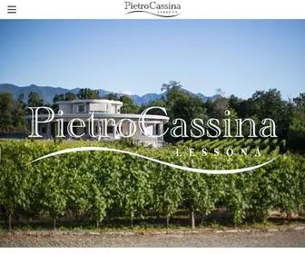 Pietrocassina.com(Azienda Vitivinicola Lessona) Screenshot