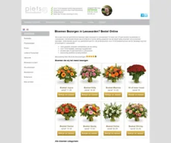 Pietsbloemenboetiek.nl(Bestel Online) Screenshot