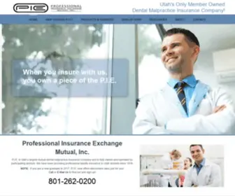 Pieutah.org(Professional Insurance Exchange Mutual) Screenshot