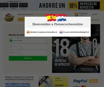 Piezascochesonline.es(Tienda Online de Piezas de Coche) Screenshot