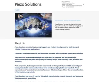 Piezosolutions.net(Piezo Solutions) Screenshot