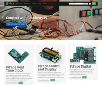 Piface.org.uk(Raspberry Pi Interface) Screenshot