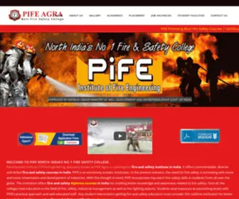 Pifeindia.com(Parmanand Institute of Fire Engineering (PIFE)) Screenshot