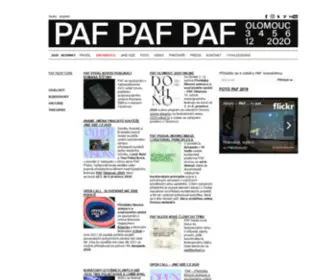Pifpaf.cz(PAF) Screenshot