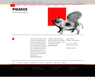 Pigasus-Gallery.de(Polish poster gallery) Screenshot