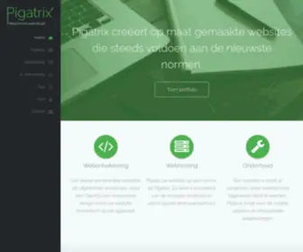 Pigatrix.be(Responsive Webdesign) Screenshot