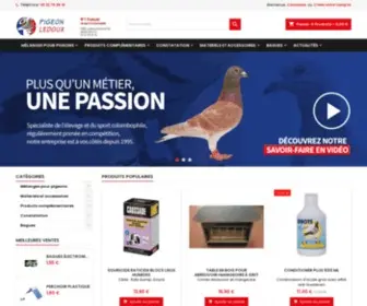 Pigeon-Ledoux.com(Matériel colombophile) Screenshot