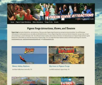 Pigeonforge-Attractions.com(Pigeon Forge) Screenshot