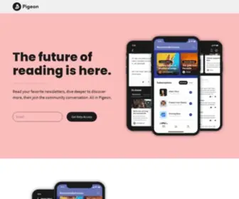Pigeoninbox.com(Pigeon) Screenshot