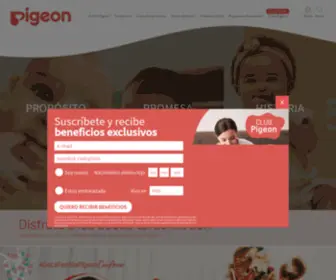 Pigeonlatam.com(Pigeon LATAM: Cuidado del bebé y la lactancia materna) Screenshot